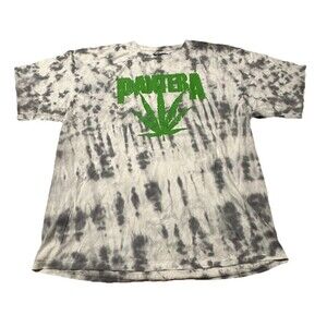 Pantera Fly’n Across America Tour Tie Dye Graphic Tee 2024 Weed Leaf 3XL NWOT